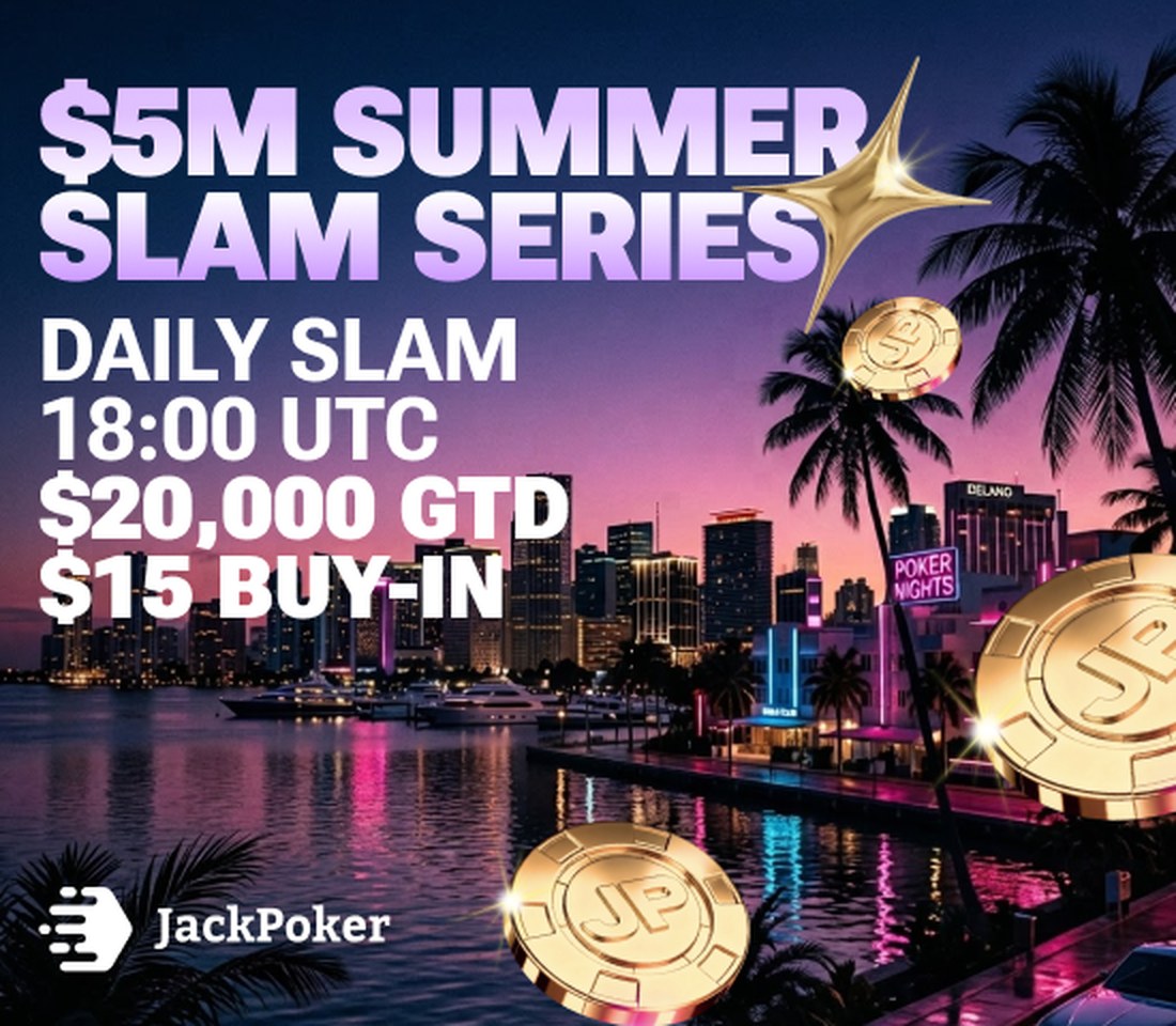 JackPoker Bounty Hunt Series $2,500,000 GTD 31 August to 20 September